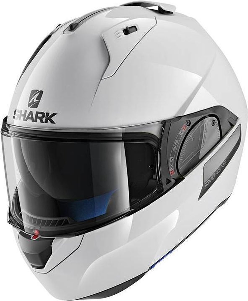 Shark Evo-One 2 Blank Matt Zwart Kma Flip-Up Helmet - Casque de moto -  Taille L | bol.com
