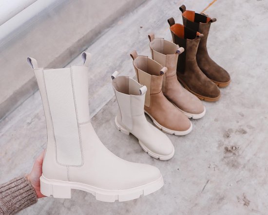 niets Eerlijkheid Brawl Tango Romy Chelsea boots - Enkellaarsjes - Dames - Wit - Maat 42 | bol.com