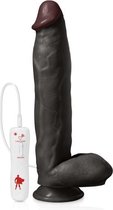 Captain Red The Power - Realistische Dildo - Vibrerend - 31 x 6.6cm - Zwart