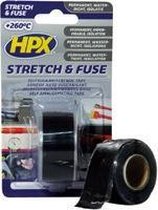 HPX Stretch&fuse Tape Zwart 3m