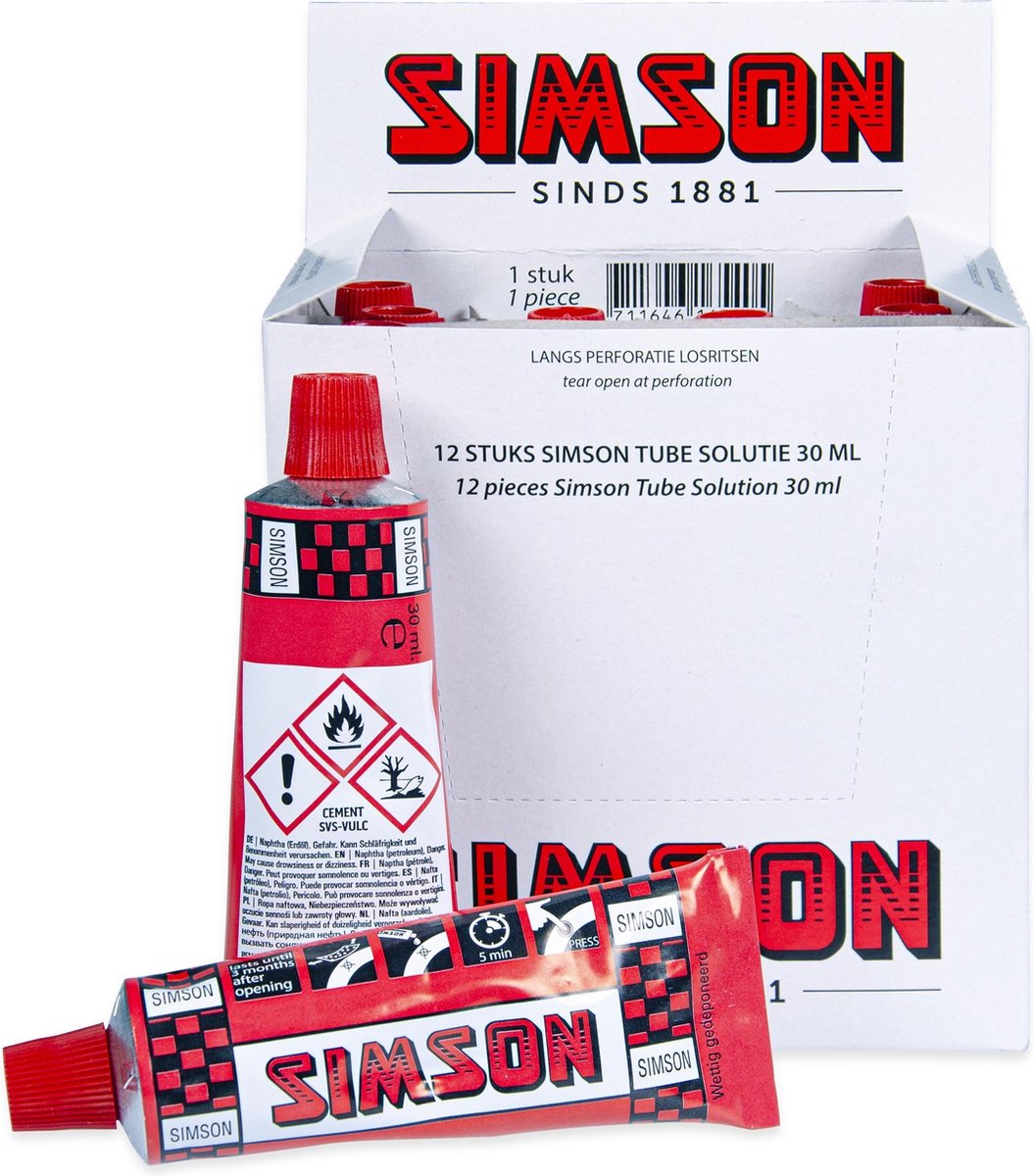 Solutie Simson groot (12x tube á 30ml)