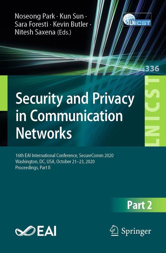 Springer Nature Proceedings Computer Science 2 - Security an ... - cover