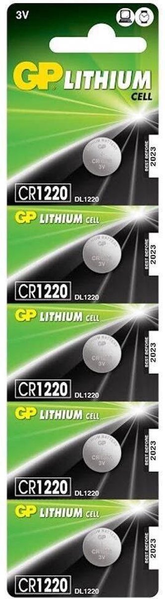 GP Lithium CR1220 - blister 5