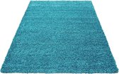 Shaggy Tapijt 50 mm poolhoogte Blauwe kleur