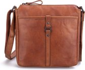 Spikes & Sparrow Crossbodytas Bronco Leer - cognac