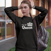 King / Queen Trui His and Hers (Queen - Maat 4XL) | Koppel Cadeau | Valentijn Cadeautje voor hem & haar