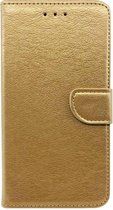 iPhone 12 Pro Max  Leren Wallet Hoesje Apple iPhone 12 Pro Max   - Goud - 3 Pasjes - Leer - Geschikt voor iPhone 12 Pro Max  - Hoesje | Wallet | Bookcase | Cover | iPhone 12 Pro Max  Hoesje |