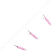 Eurocatch Fishing Sea Rig - Pink Goblin Lure - Haakmaat  5/0 - 3 Stuks - Wit
