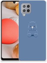 TPU Silicone Hoesje Geschikt voor Samsung Galaxy A42 Telefoonhoesje Baby Rhino