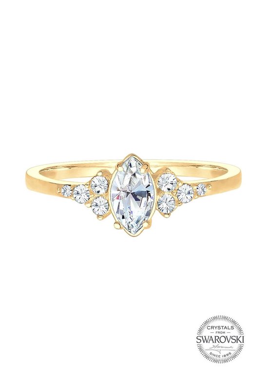 Elli Ladies Bagues Ladies Marquise avec cristaux Swarovski® en Argent sterling 925