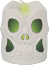 Fiestas Guirca Tafeldecoratie Skelet Led 6 Cm Wit