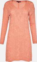 LOLALIZA Trui-jurk - Roze - Maat XL