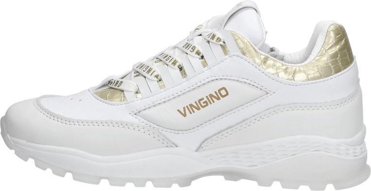 Vingino Fenna Lage sneakers - Leren Sneaker - Meisjes - Wit - Maat 39 |  bol.com
