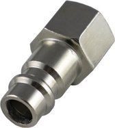 JBM Tools | Snelkoppelingsconnector met buitenste draad, euro - 1/4" binnendraad (2 stuk)