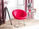 Beliani FLORLI - Fauteuil - grijs - polyester