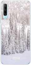 6F hoesje - geschikt voor Honor 9X Pro -  Transparant TPU Case - Snowy #ffffff