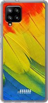 6F hoesje - geschikt voor Samsung Galaxy A42 -  Transparant TPU Case - Macaw Hues #ffffff