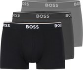 Hugo Boss BOSS power 3P boxer trunks grijs & zwart - XL
