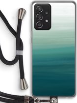 Case Company® - Hoesje met koord geschikt voor Samsung Galaxy A52 hoesje met Koord - Ocean - Telefoonhoesje met Zwart Koord - Bescherming aan alle Kanten en Over de Schermrand
