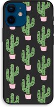 Case Company® - Hoesje geschikt voor iPhone 12 mini hoesje - Cactus Lover - Biologisch Afbreekbaar Telefoonhoesje - Bescherming alle Kanten en Schermrand