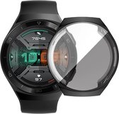 Strap-it TPU case - zwart bescherm hoesje geschikt voor Huawei Watch GT 2e - zwarte beschermhoes voor Huawei Watch GT2E