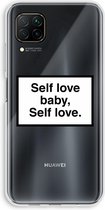 Case Company® - Hoesje geschikt voor Huawei P40 Lite hoesje - Self love - Soft Cover Telefoonhoesje - Bescherming aan alle Kanten en Schermrand