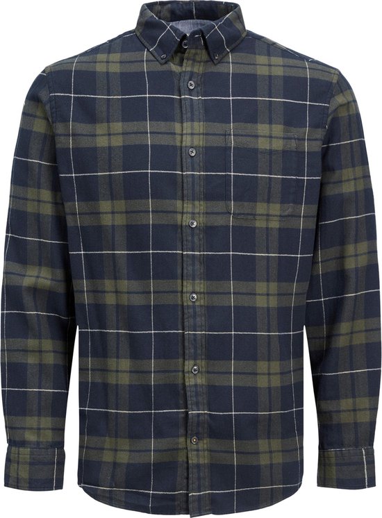 Jack & Jones Overhemd Jjeclassic Check Shirt L/s Au22 Sn 12209098 Rosin/slim Fit Mannen Maat - M