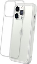 Apple iPhone 13 Pro Hoesje - Rhinoshield - MOD NX Serie - Hard Kunststof Backcover - Transparant / Wit - Hoesje Geschikt Voor Apple iPhone 13 Pro