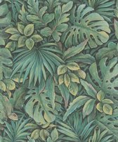 Botanica - Jungle Behang - Bladeren - Vliesbehang - Wallpaper - Groen - 0,53 x 10,05 M.
