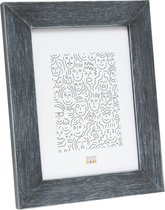 Deknudt Frames Cadre photo en bois, peint en gris foncé, format photo champêtre 20x25 cm