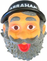 Abraham pop verkleed masker met hoedje 26 x 20 cm