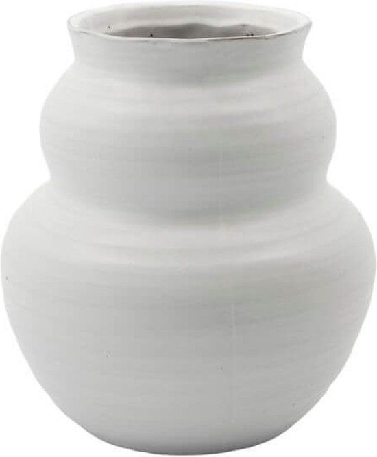 House Doctor - Vase Juno blanc 19cm