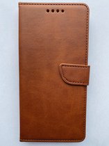 Geschikt voor Samsung Galaxy A52 / A52 5g hoesje - Kunstleer Book Case - Bruin met extra ruimte voor briefgeld