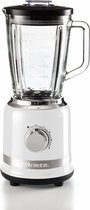 Bol.com Ariete 0585/01 - Blender - 1.5 liter - 1000 W - glazen kan - RVS - pulse functie - ice crusher - wit aanbieding
