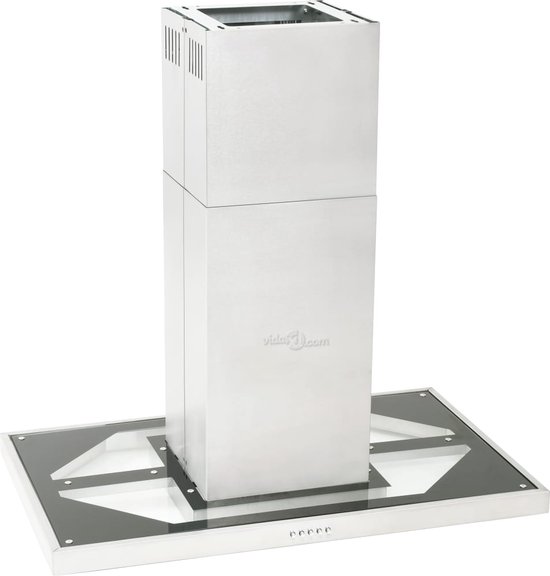 Revera Cappa Aspirante A Isola 55cm - Acciaio Inox, Touch LCD, 13.26kg, Argento - Foto 3