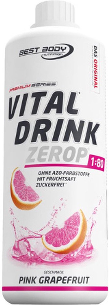 Goedkoopste Low Carb Vital Drink 1000ml Pink Grapefruit