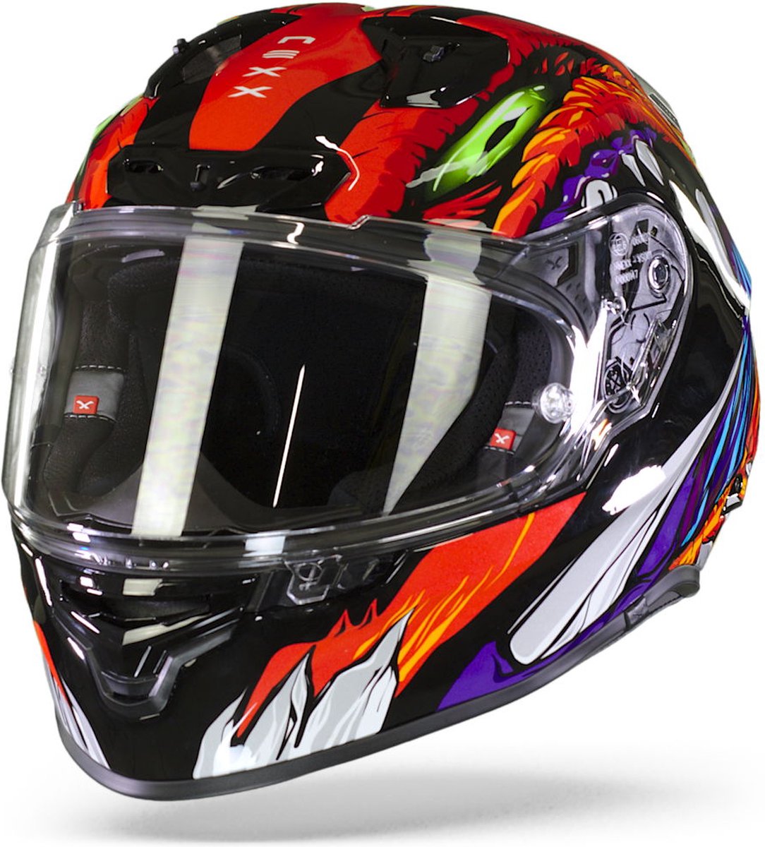 Nexx X.R3R Zorga Orange Green XL
