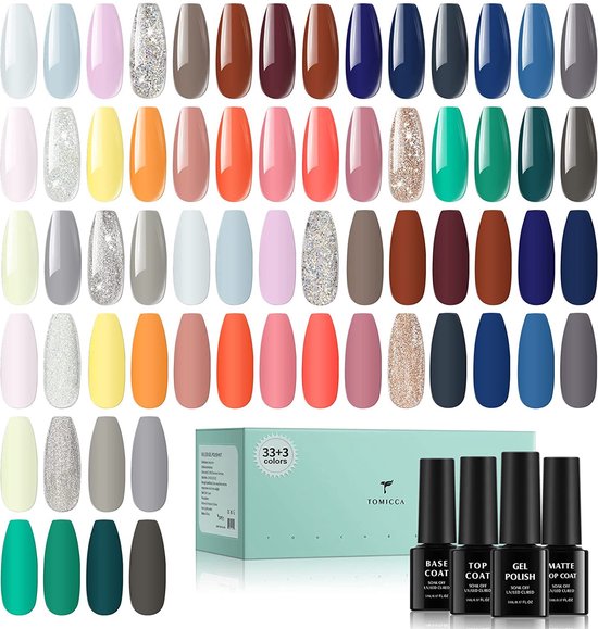 Gel Nagellak Set 33*5 ml Kleuren Gel UV Nagellak Pastel Gel Nagels