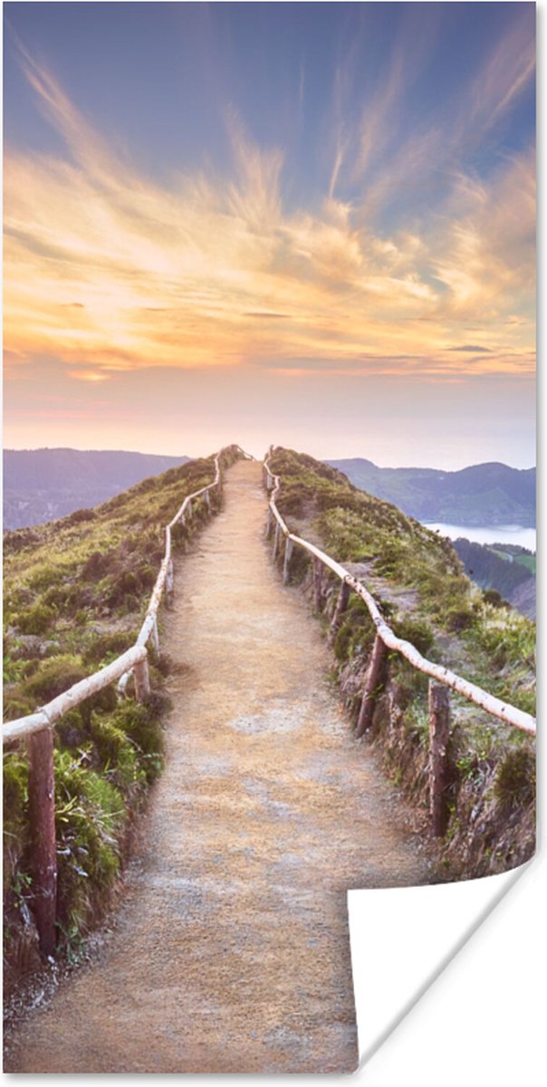 Poster Bergen - Natuur - Pad - 20x40 cm