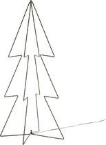 Verlichte figuren 3D kerstbomen / lichtbomen 91 cm voor buiten - Decoratieboom/3D boom met verlichting