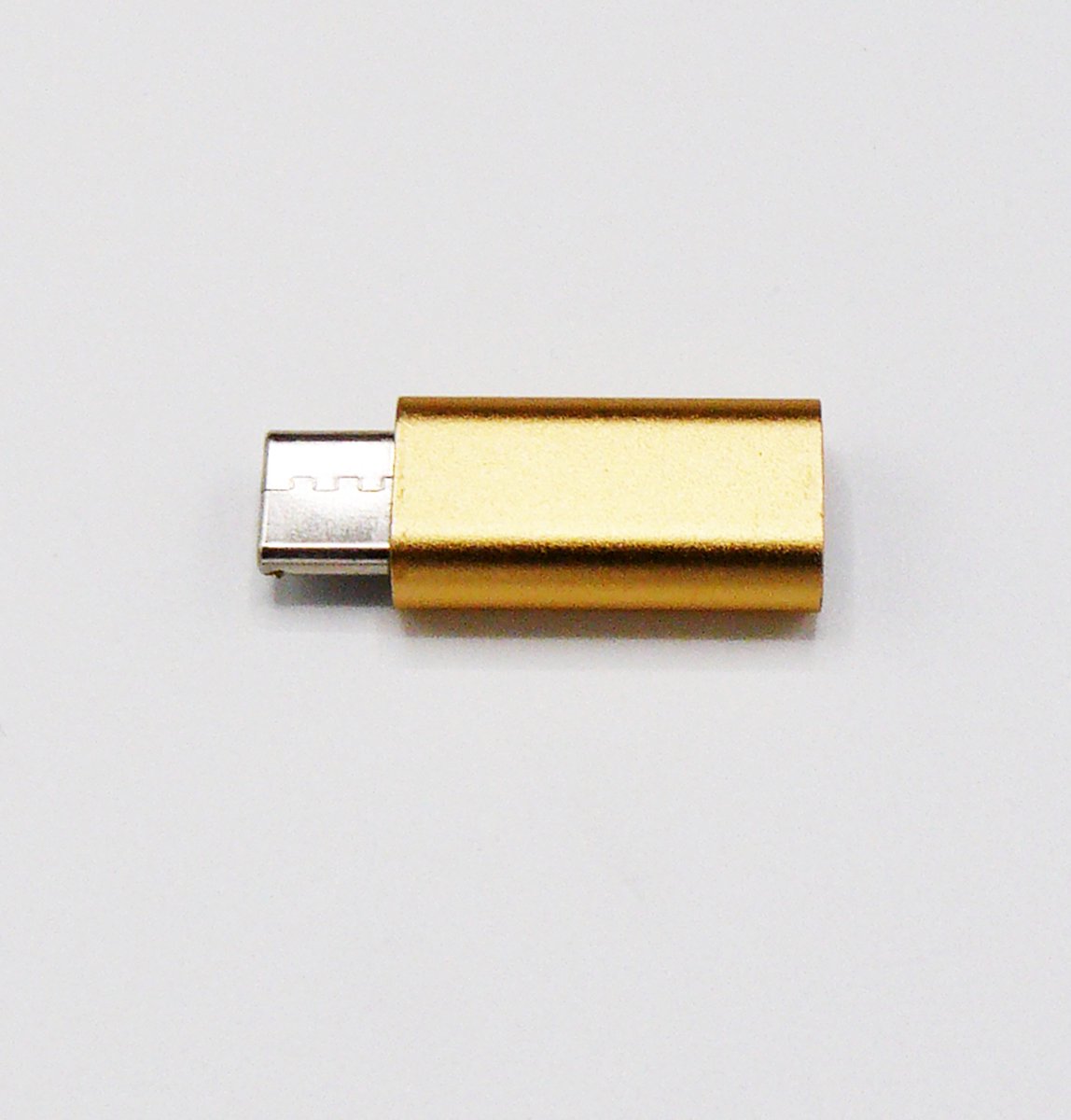 8 Pin Lightning Female naar Type C Male USB Adapter - Goud