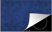 KitchenYeah® Inductie beschermer 80.2x52.2 cm - Verf - Patronen - Abstract - Blauw - Kookplaataccessoires - Afdekplaat voor kookplaat - Inductiebeschermer - Inductiemat - Inductieplaat mat