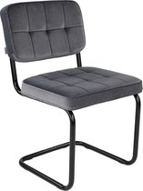 Kick buisframe stoel Ivy - Grijs | bol.com