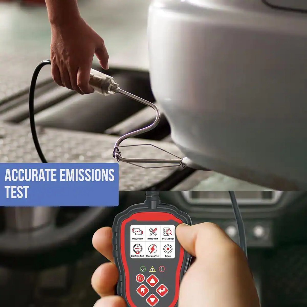 IGOODS OBD2 Scanner - OBD2 Scanner voor Auto - Storing Zoeken - Diagnosecomputer - Uitleesapparatuur - Plug & Play - Zwart thumbnail 3