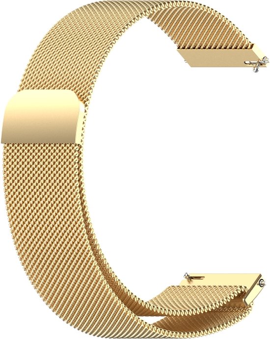 Bracelet milanais (or), adapté aux modèles Huawei Watch : GT 2 (42 mm), GT 3 (42 mm), GT 3 Active (42 mm), GT 3 Pro (43 mm), GT 3 Elegant
