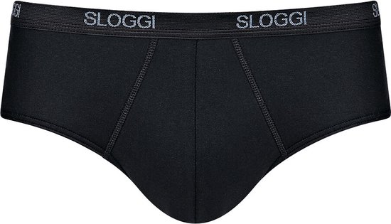 Sloggi men Basique Midi Homme Basic - Noir - Taille XL