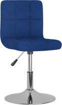 vidaXL Tissu Bleu
