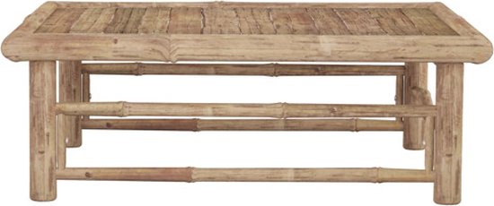 vidaXL - Tuintafel - 65x65x30 - cm - bamboe