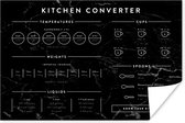 Affiche Cuisine - Marbre - Manuel - 180x120 cm XXL