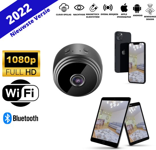 Smart Spy Camera 20000mAh - Verborgen Camera - Mini Camera - Spy Cam - WiFi  & 4G 1080... | bol.com